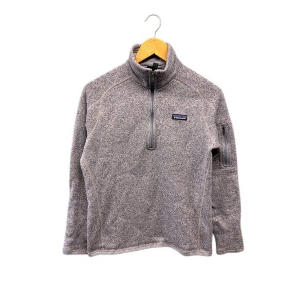 Patagonia Women’s M Gray Better Sweater 1/4 Zip Fleece Pullover Jacket Outdoor - Picture 1 of 9